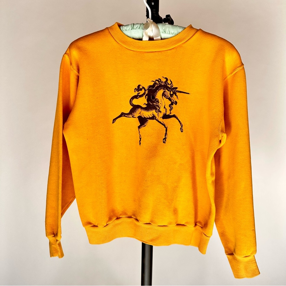 Vintage unicorn print sweatshirt